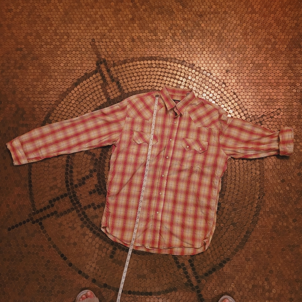 Large Cow boy button up shirt. - Picture 7 of 7